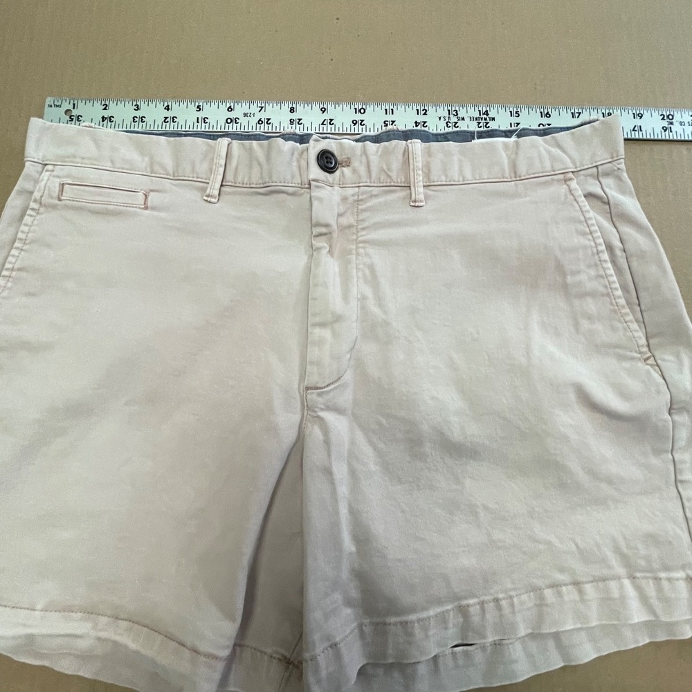 GAP Men's 34 Soft Pink Chino 9in Vintage Short Stretch Casual Summer - Picture 9 of 15